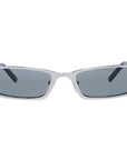 More & More Silver Metal Sunglasses