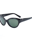 Vuarnet Black Acetate Sunglasses