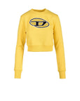 Diesel Yellow Cotton Sweater