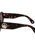 Lanvin Brown Acetate Sunglasses