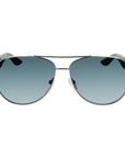 Ferragamo Gray Metal Sunglasses