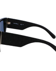 Ferragamo Black Bio Injected Sunglasses