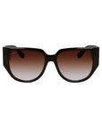 Ferragamo Brown Bio Injected Sunglasses