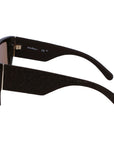 Ferragamo Brown Bio Injected Sunglasses