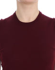 Dolce & Gabbana Elegant Red Wool Sleeveless Pullover Vest