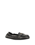 Prada Vintage-effect leather Loafers