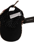 Dolce & Gabbana Elegant Sequined Leopard Baseball Cap