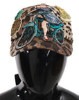 Dolce & Gabbana Elegant Sequined Leopard Baseball Cap