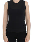 Dolce & Gabbana Elegant Black Sleeveless Pullover Vest