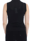 Dolce & Gabbana Elegant Black Sleeveless Pullover Vest
