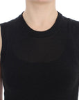 Dolce & Gabbana Elegant Black Sleeveless Pullover Vest