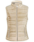 Yes Zee Beige Polyester Vest
