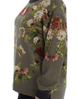 Dolce & Gabbana Enchanted Sicily Silk Crewneck Blouse