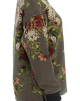 Dolce & Gabbana Enchanted Sicily Silk Crewneck Blouse