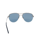 Ermenegildo Zegna Gray Men Sunglasses