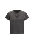 Alexander Wang Cropped Graphic T-Shirt