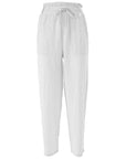 Yes Zee White Linen Jeans & Pant