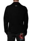Dolce & Gabbana Black DG Cotton Stretch Denim Jacket