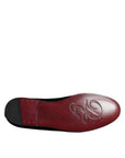 Dolce & Gabbana Black Velvet Crystal Crown Loafers Formal Dress Shoes