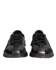 Dolce & Gabbana Black Nylon NS1 Low Top Men Sneakers Shoes