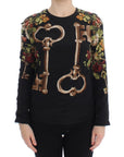 Dolce & Gabbana Elegant Medieval Print Silk Blouse