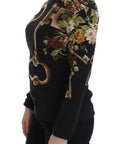 Dolce & Gabbana Elegant Medieval Print Silk Blouse
