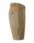 Yes Zee Beige Cotton Men Bermuda Short