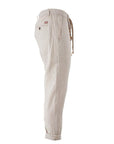Yes Zee Beige Cotton Men Pants