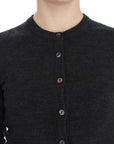 Dolce & Gabbana Elegant Gray Wool Cardigan Sweater