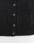 Dolce & Gabbana Elegant Gray Wool Cardigan Sweater