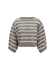 Brunello Cucinelli Sweater in perforated knit