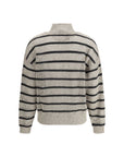 Brunello Cucinelli Open knit design Cardigan with sequins