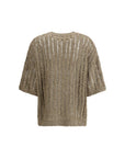 Brunello Cucinelli Sweater in perforated knit