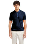 AT.P.CO Blue Cotton Polo Shirt