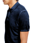 AT.P.CO Blue Cotton Polo Shirt