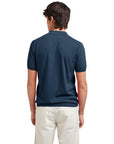 AT.P.CO Blue Cotton Polo Shirt