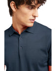 AT.P.CO Blue Cotton Polo Shirt