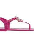 Dolce & Gabbana Fuchsia Cotton Sandal