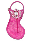 Dolce & Gabbana Fuchsia Cotton Sandal