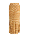 Marine Serre Moon satin midi Skirt