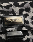 Dolce & Gabbana Multicolor Leopard Jacquard Crossbody Bag