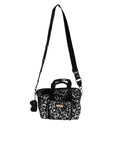 Dolce & Gabbana Multicolor Leopard Print Pet Carry Logo Plaque Bag