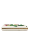 Dolce & Gabbana White Rose Floral Faux Pearl Microbag Crossbody Bag