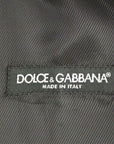 Dolce & Gabbana Sleek Gray Striped Wool Dress Vest