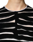 Dolce & Gabbana Black White Zebra A-line Sheath Mini Dress