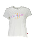 Levi's White Cotton Tops & T-Shirt