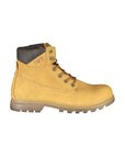 Carrera Vibrant Yellow Lace-Up Boots with Logo Detail