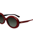Karl Lagerfeld Red Acetate Sunglasses