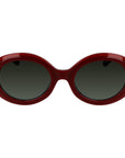 Karl Lagerfeld Red Acetate Sunglasses