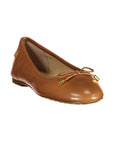 Ralph Lauren Brown Polyester Flat Shoe